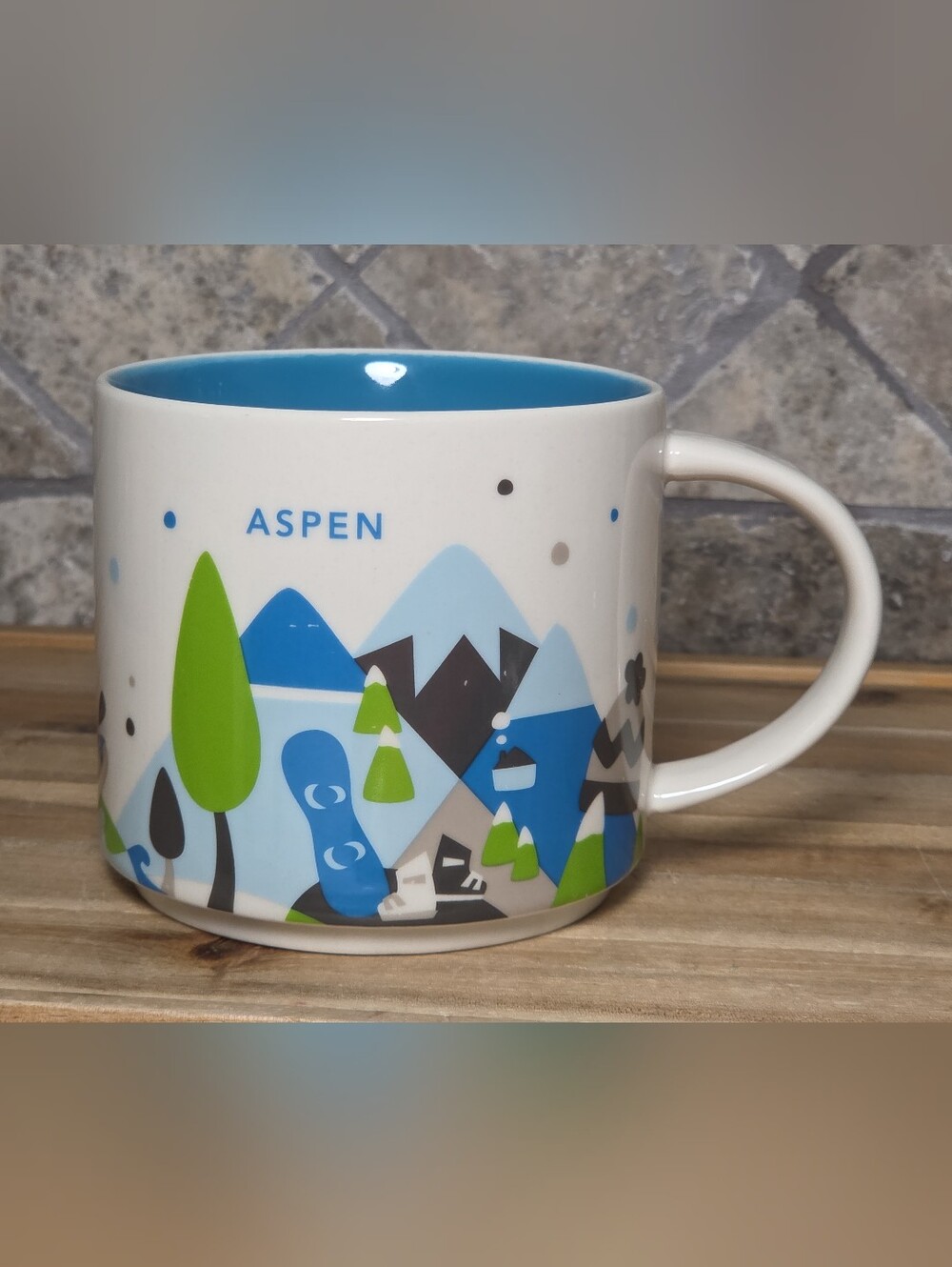Starbucks Aspen You are here Collection Coffee Cup Mug 2016 16 Oz.